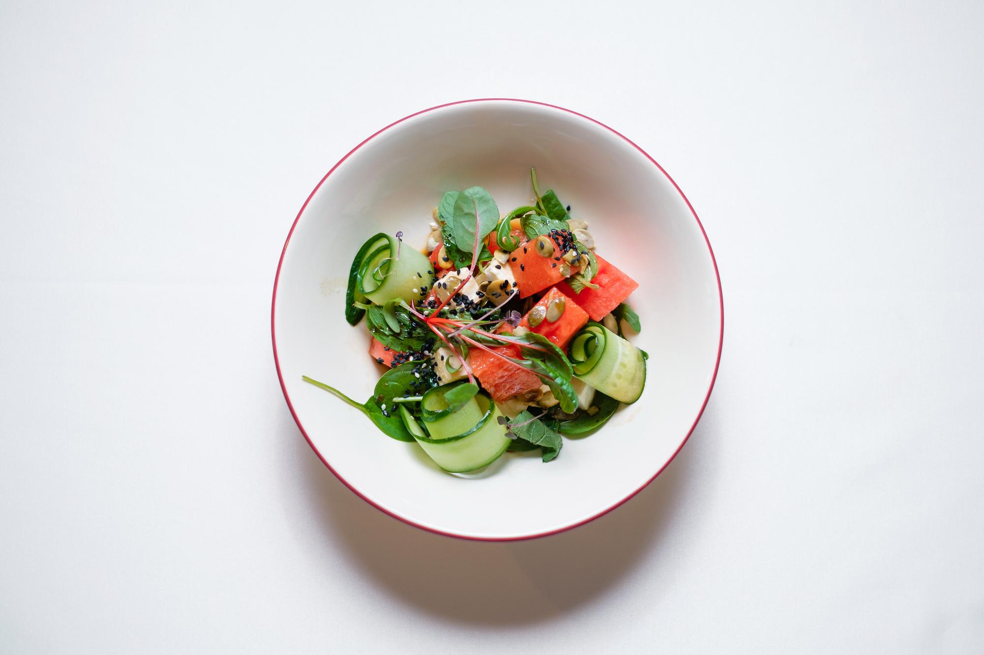 Small bowl of seasonal salad